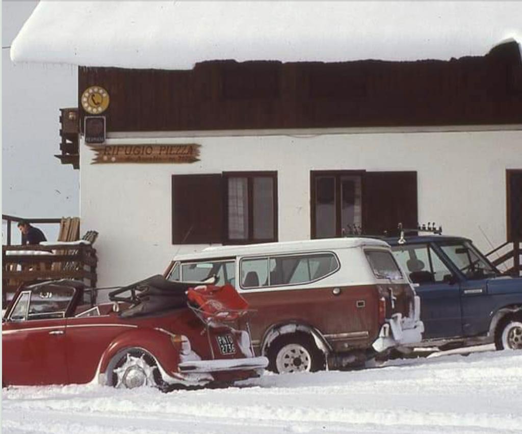 vintage passo Giau - Rifugio Piezza foto d'epoca